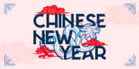 Oriental Chinese New Year Twitter Post