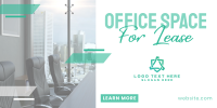 This Office Space is for Lease Twitter Post Design