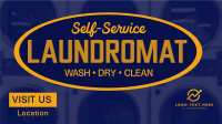 Vintage Laundry Sign Animation