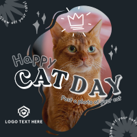 Furry Cat Is Here Instagram Post Design