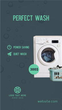 Washing Machine Features Instagram Story