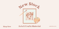 New Art Stock Twitter Post