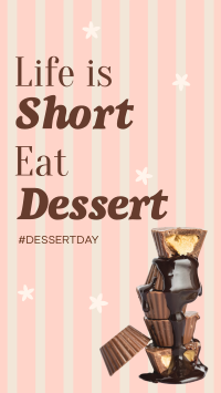 Dessert Life Quote TikTok Video