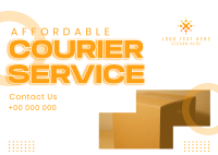 Affordable Courier Service Postcard