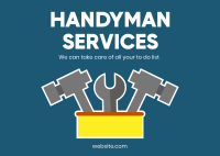 Handyman Professionals Postcard