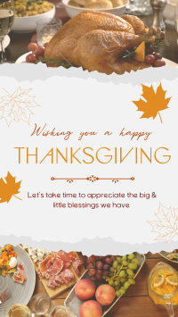 Thanksgiving Day Greetings TikTok Video