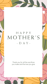 Mother's Day Special Flowers Facebook Story