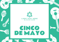 Cinco De Mayo Postcard Design