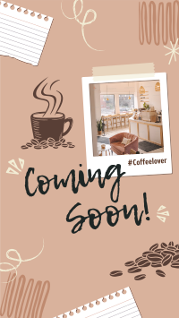 Polaroid Cafe Coming Soon Instagram Story