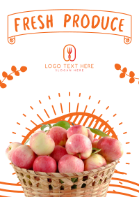 Harvest Apples Poster