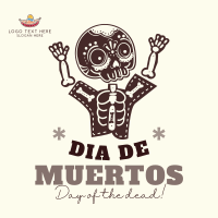 Margarita Skull Instagram Post Design