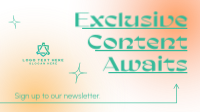 Join Our Newsletter Animation