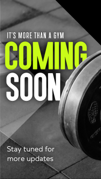 Stay Tuned Fitness Gym Teaser Instagram Story