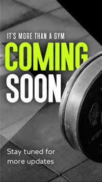 Stay Tuned Fitness Gym Teaser Instagram Story Design