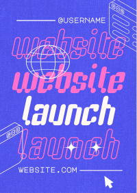 Quirky Website Launch Flyer