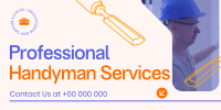 Professional Handyman Services Twitter Post