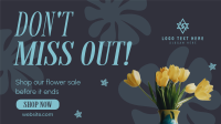 Shop Flower Sale Facebook Event Cover
