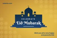 Celebrate Eid Mubarak Pinterest Cover Image Preview