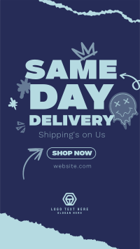 Same Day Delivery Instagram Story