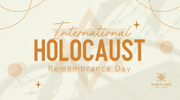 Holocaust Memorial Day YouTube Video Image Preview