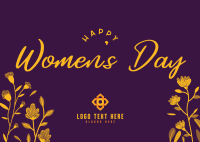International Womens Day Postcard example 2