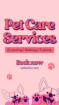 Pet Care Services Instagram Story