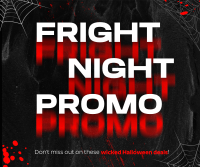 Minimalistic Halloween Promo Facebook Post