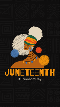 Celebrating Juneteenth Instagram Story