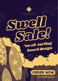 Surf Shop Sale Poster