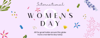 Women's Day Flower Overall Facebook Cover