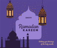 Ramadan Kareem Greetings Facebook Post