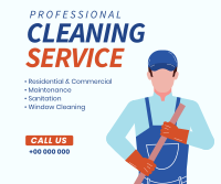 Janitorial Cleaning Facebook Post