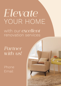 Renovation Elevate Your Space Flyer