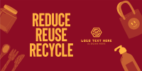 Reduce Reuse Recycle Twitter Post