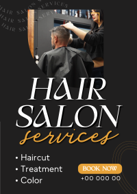 Salon Beauty Services Poster Design