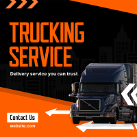 Truck Moving Service Instagram Post Design
