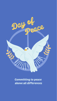 World Peace Dove Facebook Story