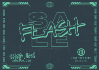 Urban Flash Sale Postcard Design