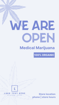 Order Organic Cannabis Facebook Story