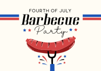 July BBQ Postcard