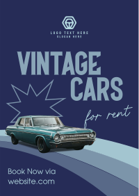 Vintage Car Rental Flyer