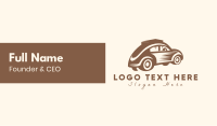 Vintage Cab Business Card Design