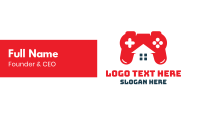 Gaming Controller Play House Business Card Design