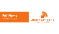 Orange Wave Business Card