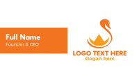 Orange Crown Business Card example 4