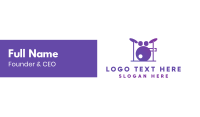 Music Band Drums Business Card