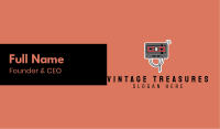 Vintage Cassette Tape Business Card Image Preview