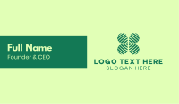 Vegan Leaf Clover Business Card