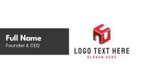 Red Magnetic Box Business Card