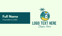 Tropical Beach House Business Card